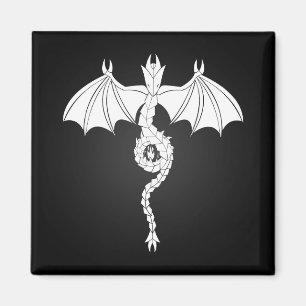 Aimant Dragon de serpent blanc