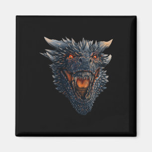 Aimant Dragon Head Sur Le Point De Faire Feu Sur Ses Enne