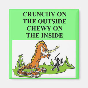 Aimant dragon imaginaire croquant