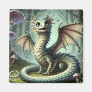 Aimant Dragon Jabberwocky Cute Imaginaire Créature Art