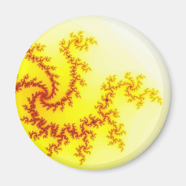Aimant Dragon Jaune (Devant)