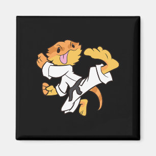 Aimant Dragon Karaté Samurai Lizard Drago Bardé