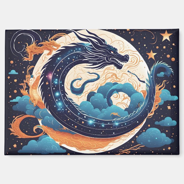 aimant dragon lunaire (Recto)