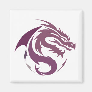 Aimant Dragon Vector Art Animal Moderne Ville Urbaine Gra