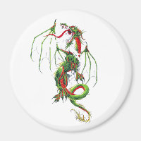 Dragon vert cool du Moyen-Age