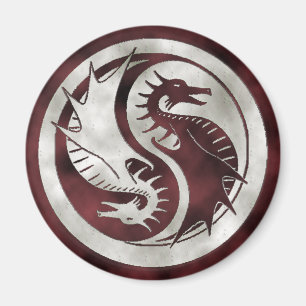 Aimant Dragon Yin Yang