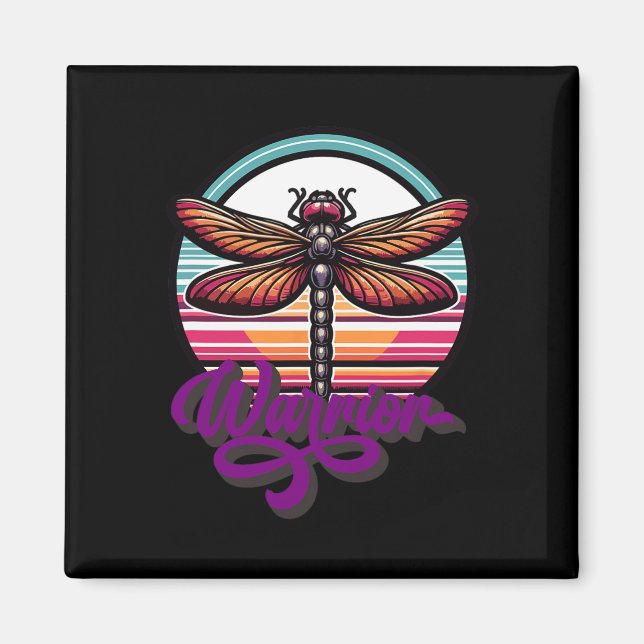 Aimant Dragonfly Suicide Prévention Soutien de sensibilis (Devant)