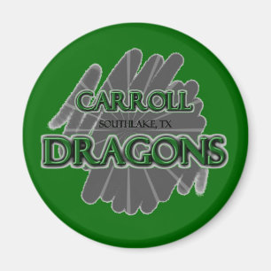 Aimant Dragons de Southlake Carroll - Southlake, TX
