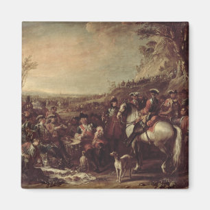 Aimant Dragons montés de Household du Roi, 1737 (oi