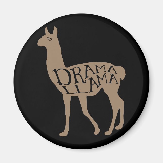 Aimant Drama Llama (Devant)