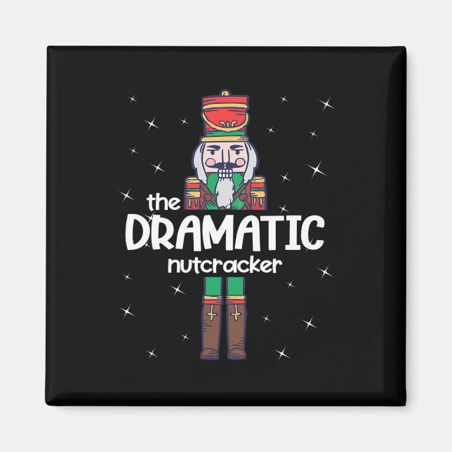 Aimant Dramatic Nutcracker Family Matching Funny Gift Paj (Devant)