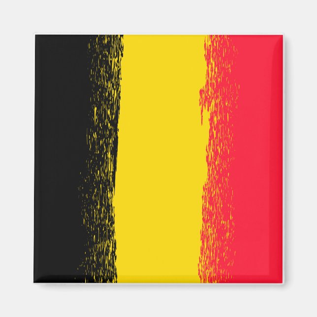 Aimant Drapeau 8266Belgique (Devant)