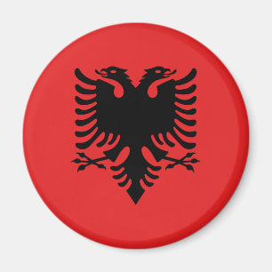 Aimant Drapeau albanais patriotique