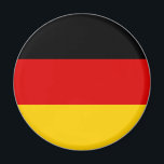 Aimant Drapeau Allemagne<br><div class="desc">Le drapeau allemand est un tribande horizontal. Les couleurs utilisées dans le drapeau sont le rouge, le jaune, le noir. La proportion du drapeau allemand est de 3:5. Le drapeau de l'Allemagne a été adopté en 1918. La première utilisation de la conception actuelle du drapeau remonte à 1848. La dernière...</div>