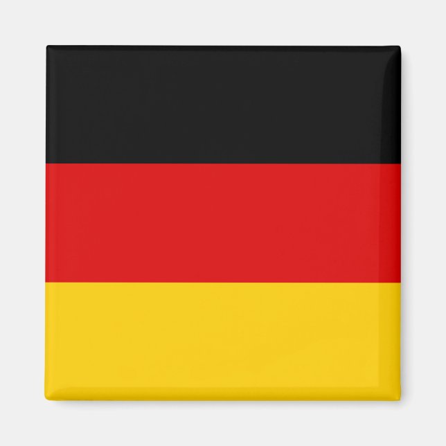 Aimant Drapeau Allemagne DE (Devant)