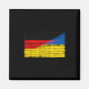 Aimant Drapeau Allemagne Ukraine Soutien allemand ukraini