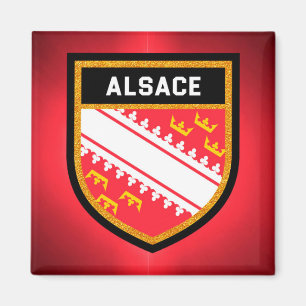 Aimant Drapeau Alsace