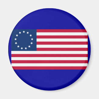 Aimant Drapeau américain 13 étoiles Betsy Ross
