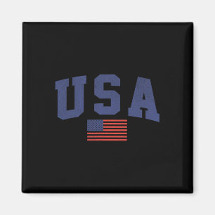Aimant Drapeau américain 4 juillet Americana Bold Blue