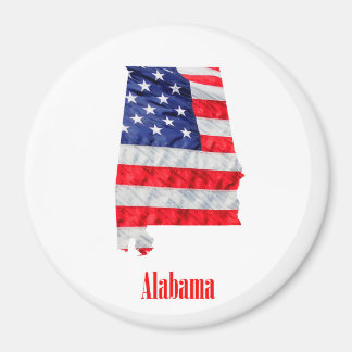Aimant Drapeau américain Alabama États-Unis