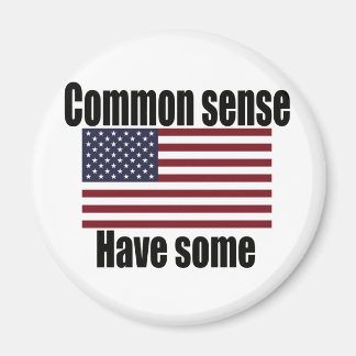 Aimant Drapeau américain de Common Sense
