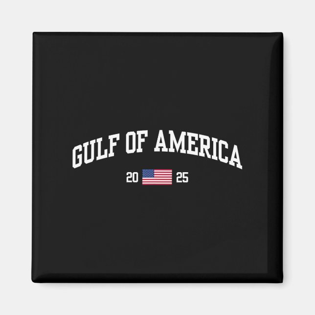 Aimant Drapeau Américain Du Golfe Des Etats-Unis Est 2025 (Devant)