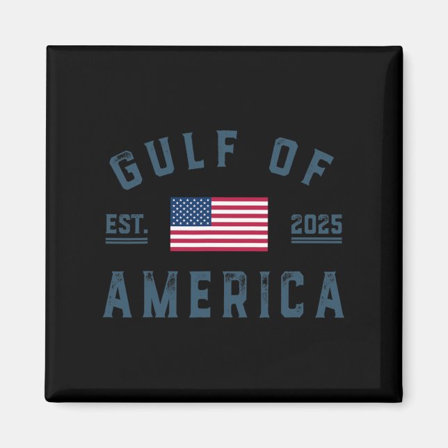 Aimant Drapeau Américain Golfe Des Etats-Unis Est 2025 (Devant)