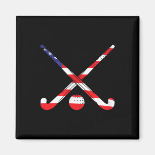 Aimant Drapeau Américain Hockey Patriote Sports américain