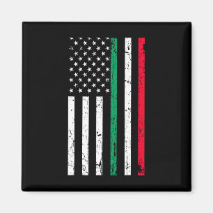 Aimant Drapeau Américain Italien American Pride 4 Juillet
