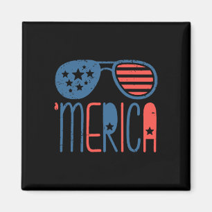 Aimant Drapeau américain Merica Aviateurs Enfant 4 juille