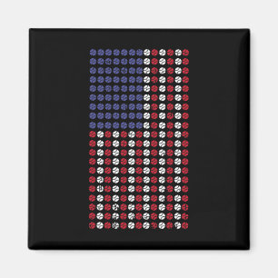 Aimant Drapeau Américain Patriot Us Softll Cool Amoureux 