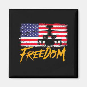Aimant Drapeau américain patriotique - liberté - fierté