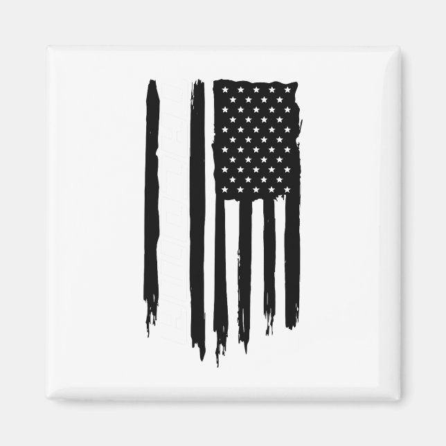 Aimant Drapeau américain Tacoma Washington États-Unis  (Devant)