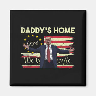 Aimant Drapeau Américain Trump Chez Papa We The People 45