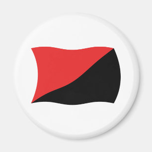 Aimant Drapeau Anarcho-Syndicaliste