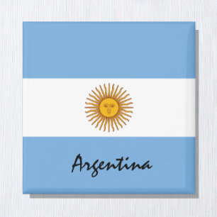 Aimant Drapeau argentin & Argentine Fête/Sports