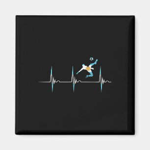 Aimant Drapeau argentin Battement de coeur Ekg Pouls Arge