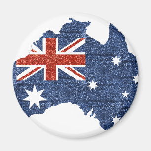Aimant drapeau australien
