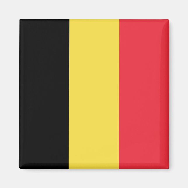 Aimant Drapeau Belgique (Devant)