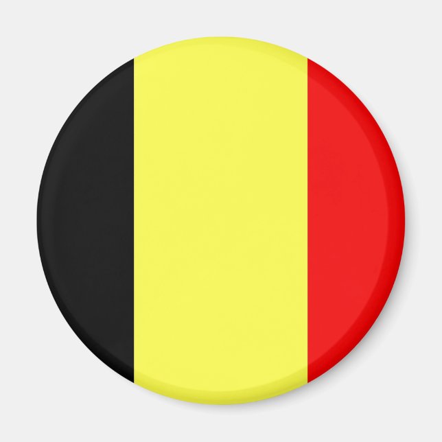 Aimant Drapeau Belgique (Devant)
