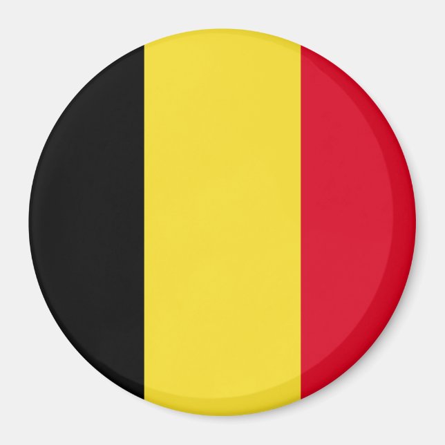 Aimant Drapeau Belgique (Devant)