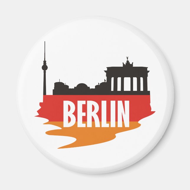 Aimant Drapeau Berlin (Devant)