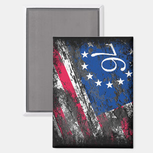 Aimant Drapeau Betsy Ross 1776 4 juillet patriotique