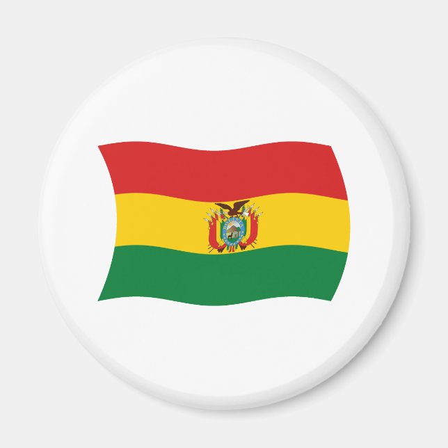 Aimant Drapeau Bolivie (Devant)