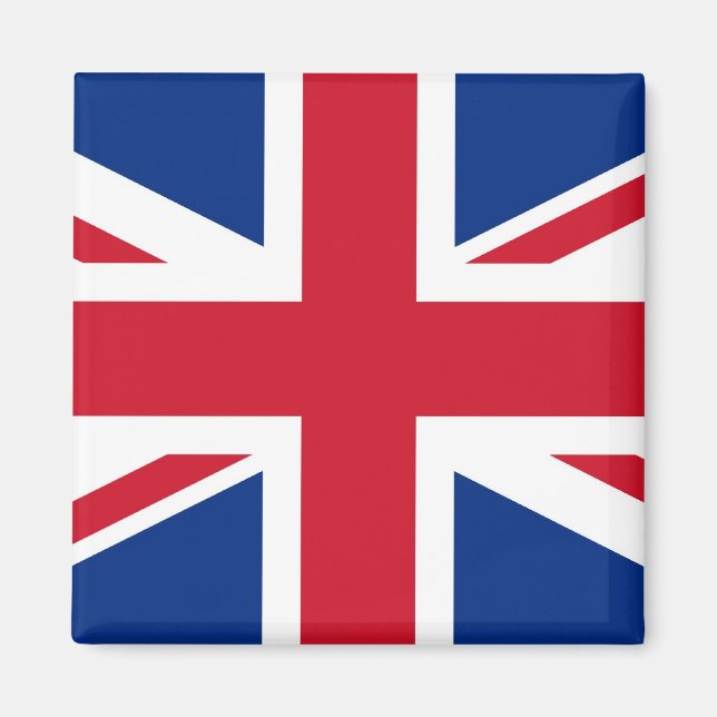 Aimant Drapeau britannique Royal Union Jack (Devant)