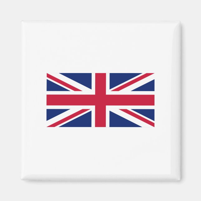 Aimant Drapeau britannique - Royaume-Uni-Angleterre-Union (Devant)