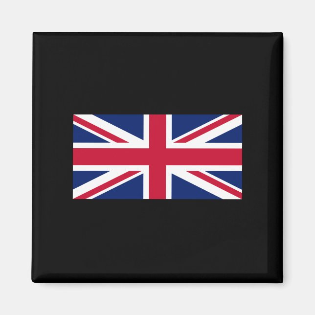 Aimant Drapeau britannique - Royaume-Uni-Angleterre-Union (Devant)