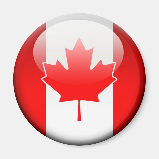 Aimant Drapeau canadien 2.0 (Devant)