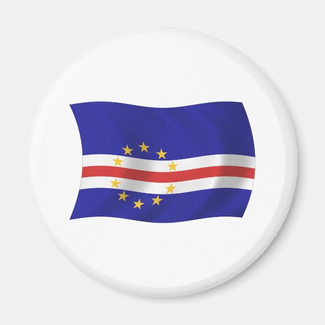 Aimant Drapeau Cap-Vert (Devant)
