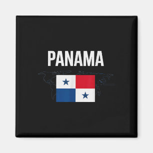 Aimant Drapeau classique du Panama, pays, famille, vacanc